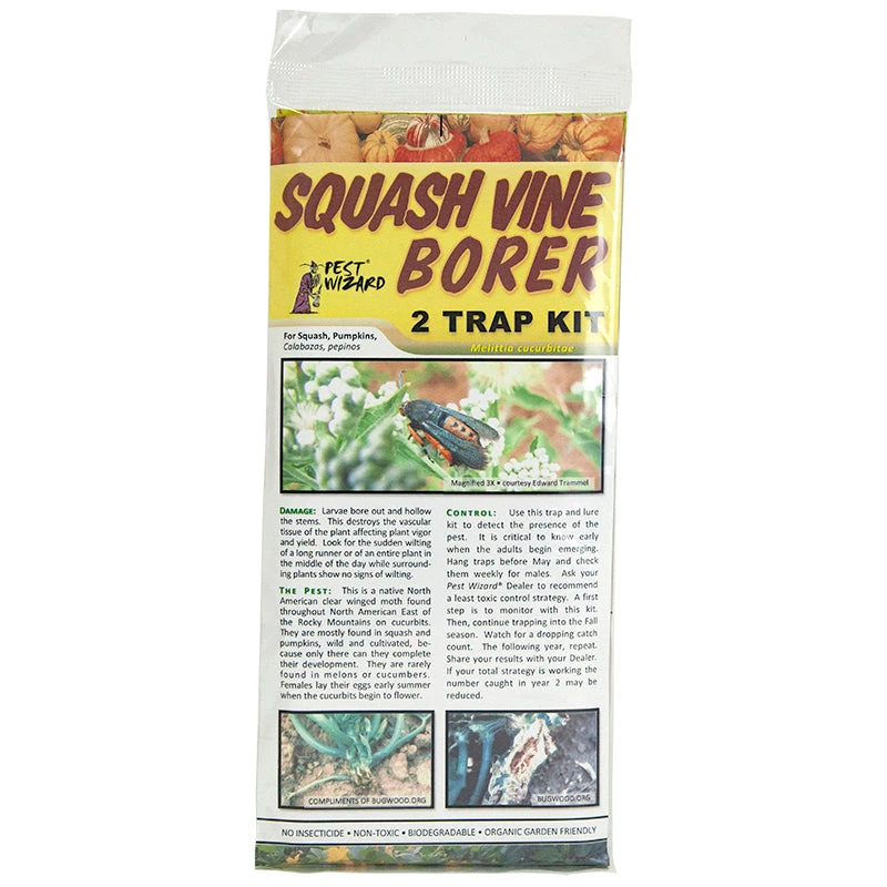 Pest Wizard Squash Vine Borer Kit Trap 3 Pest Wizard Squash Vine Borer Kit Trap