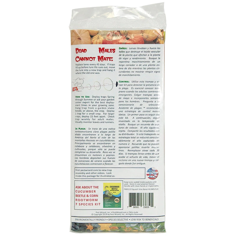 Pest Wizard Squash Vine Borer Kit Trap 4 Pest Wizard Squash Vine Borer Kit Trap - Image 2
