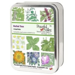 Gift Seed Tin - Herbal Teas Collection