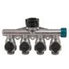 Gilmour 4-Way Hose Connector Metal -plant seeds Sales Store gilmour 4 way hose connector metal