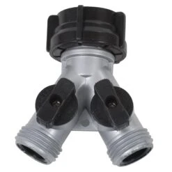 Gilmour Metal Y Connector With Shut Off