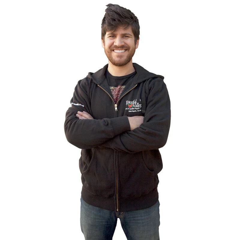 Peaceful Valley Hooded Zipper Sweatshirt - Medium (Black) 3 Peaceful Valley Hooded Zipper Sweatshirt - Medium (Black)