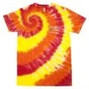 Peaceful Valley's Organic T Shirt Tie Dye Red/Orange/Yellow (Small) -plant seeds Sales Store peaceful valley s organic t shirt tie dye red orange yellow small